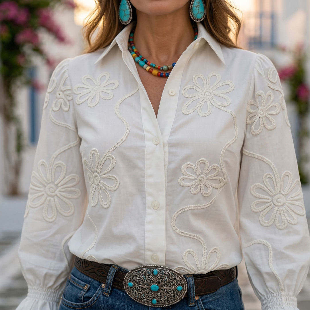 Ariane - Floral Pattern Blouse