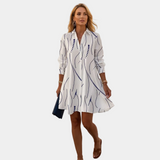 Theia - Elegant and Airy Shirt Dress