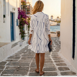 Theia - Elegant and Airy Shirt Dress