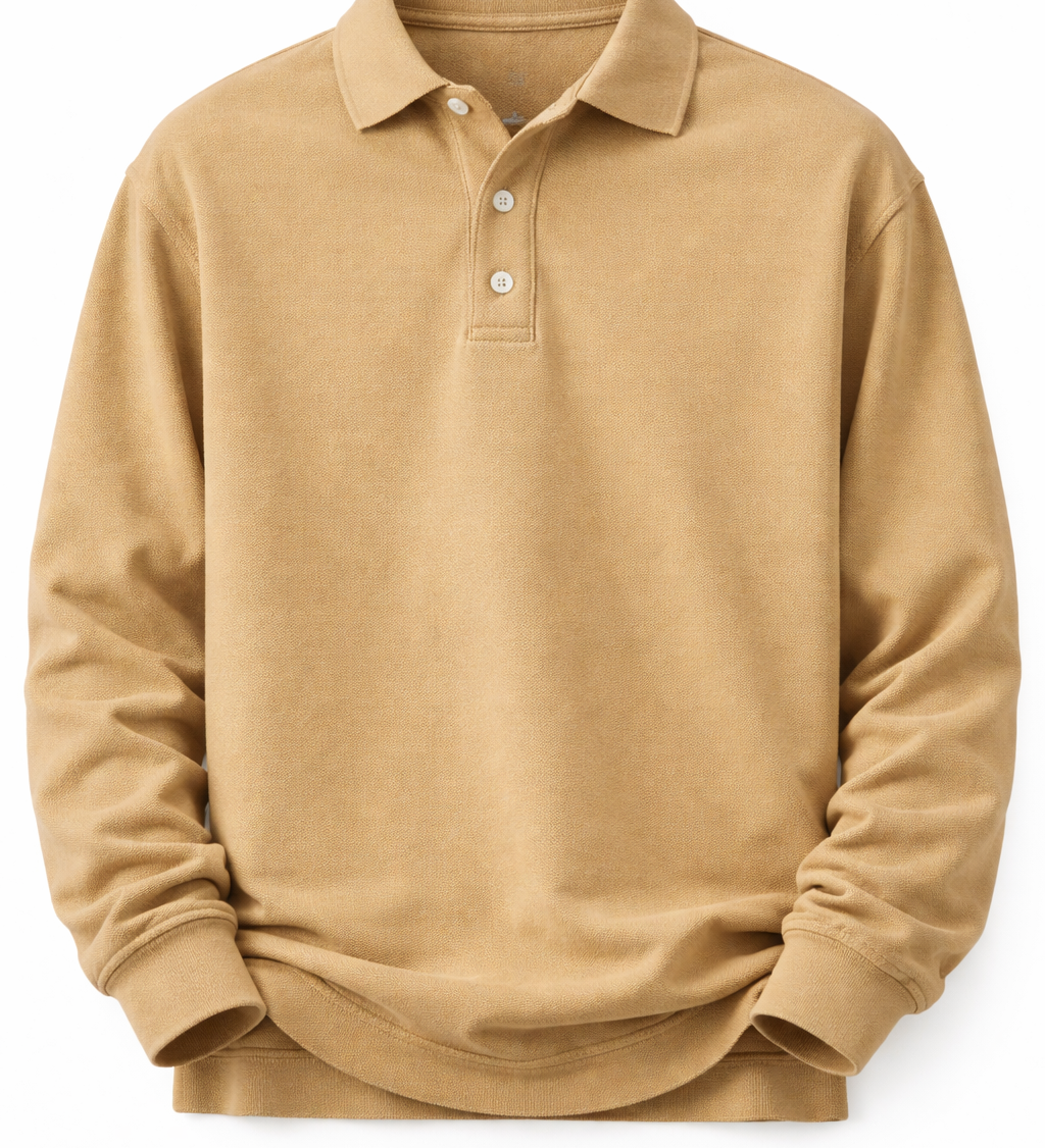 Heitor – Αστική Ρετρό Μακρυμάνικη Μπλούζα με Quarter-Zip