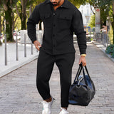 Zeus - Σετ Casual Ανδρικού Πουκαμίσου και Στενών Παντελονιών