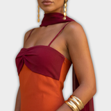 Valessia Αμπίτο Maxi Drappeggiato Elegante