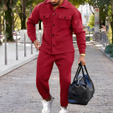 Zeus - Σετ Casual Ανδρικού Πουκαμίσου και Στενών Παντελονιών