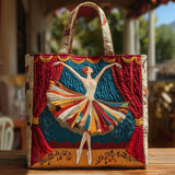 Elegant Quilted Ballerina Bag