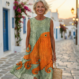 Δανάη | Ωκεάνιο Midi Dress