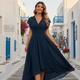 Danae - A-Line Dress with V-Neck