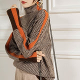 Eleanor | Υψηλός Λαιμός Herringbone Luxe