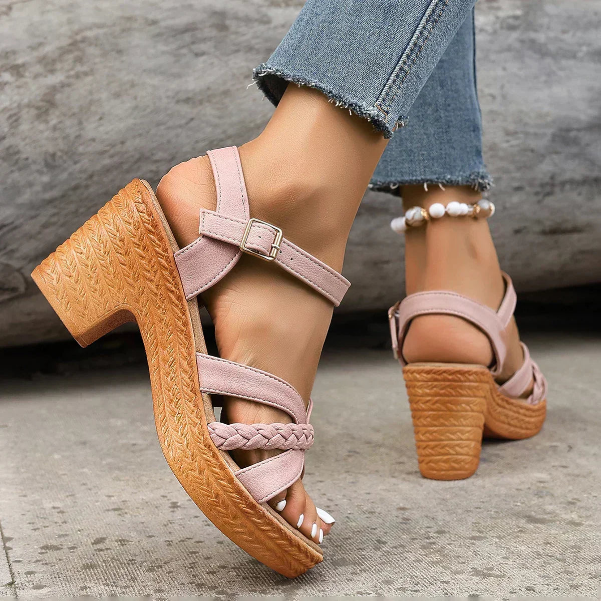 Kleoniki - Summer Heeled Sandals