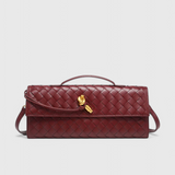 Clutch Τσάντα Melanie με Χρυσό Κόμπο
