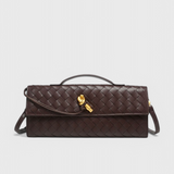Clutch Τσάντα Melanie με Χρυσό Κόμπο