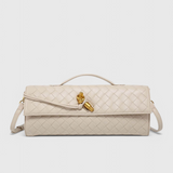 Clutch Τσάντα Melanie με Χρυσό Κόμπο