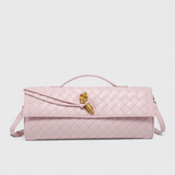 Clutch Τσάντα Melanie με Χρυσό Κόμπο