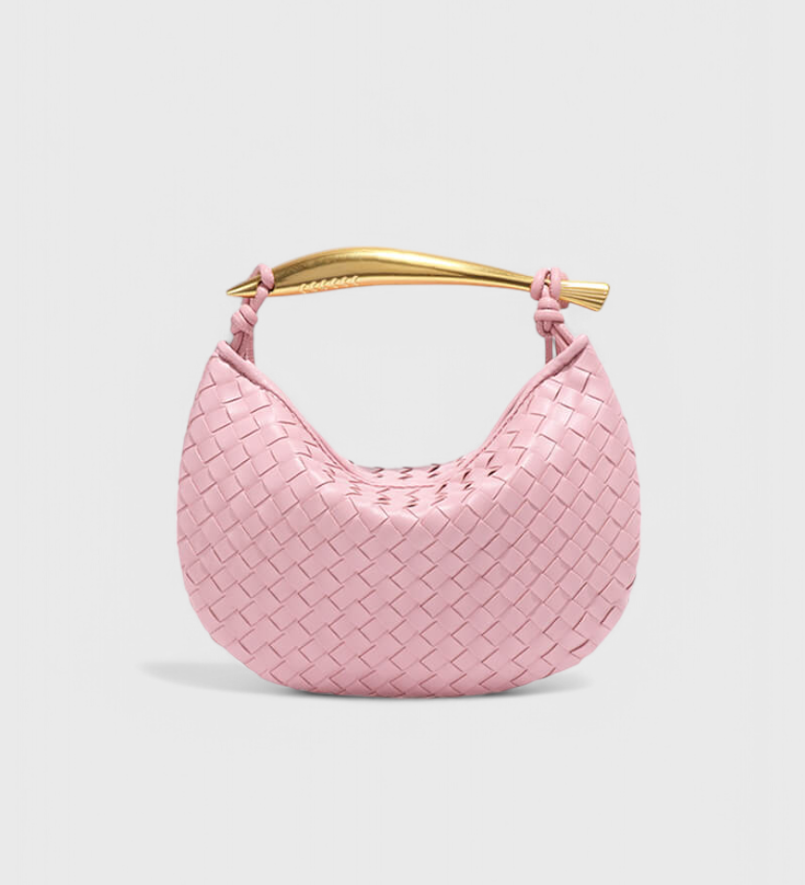 Gerda Bolso Woven Τσάντα με Χρυσή Λαβή