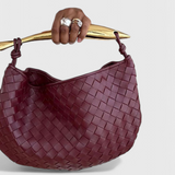 Gerda Bolso Woven Τσάντα με Χρυσή Λαβή