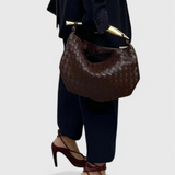 Gerda Bolso Woven Τσάντα με Χρυσή Λαβή