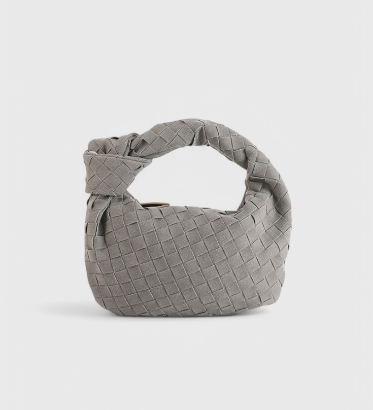 Mini Remi Woven Τσάντα με Κόμπο Λεπτομέρεια