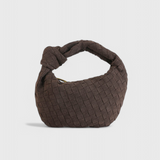 Mini Remi Woven Τσάντα με Κόμπο Λεπτομέρεια