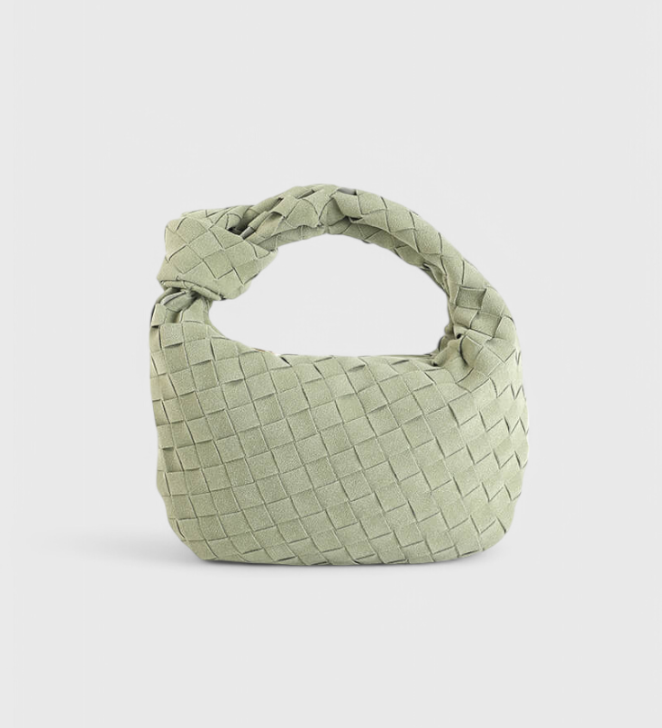 Mini Remi Woven Τσάντα με Κόμπο Λεπτομέρεια