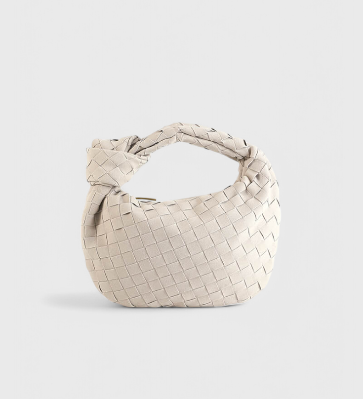 Mini Remi Woven Τσάντα με Κόμπο Λεπτομέρεια