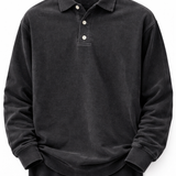 Heitor – Αστική Ρετρό Μακρυμάνικη Μπλούζα με Quarter-Zip