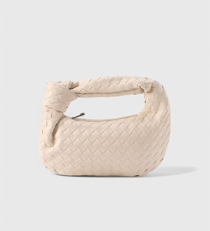 Mini Woven Sage Bolso Satchel Bag