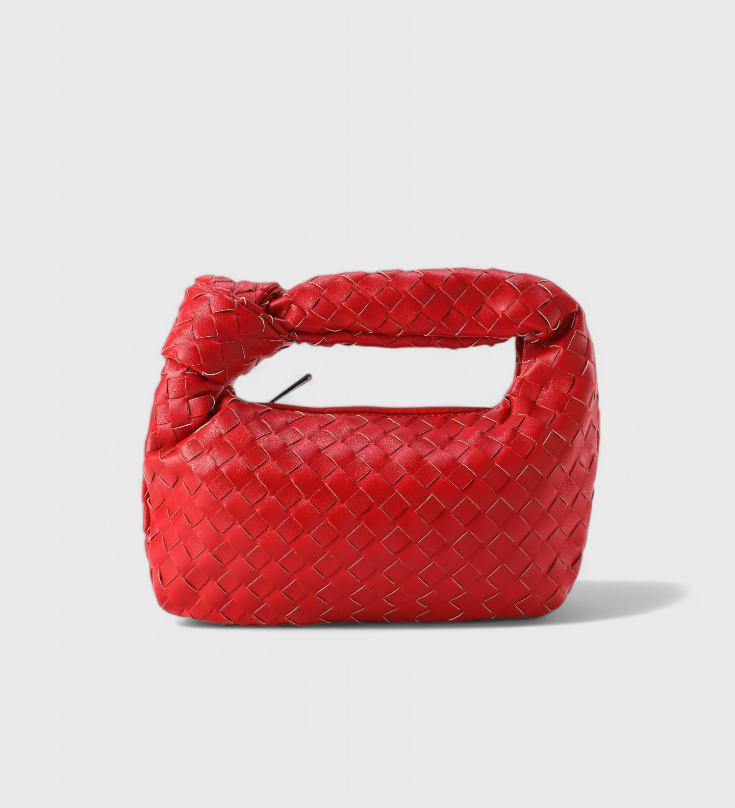 Mini Woven Sage Bolso Satchel Bag