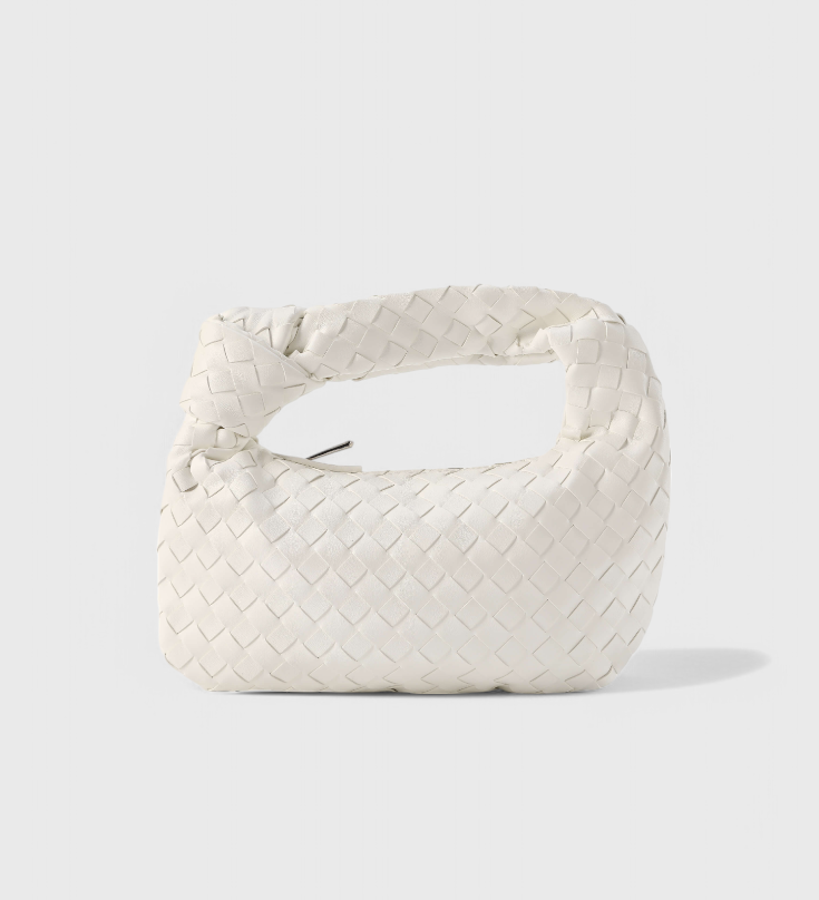 Mini Woven Sage Bolso Satchel Bag
