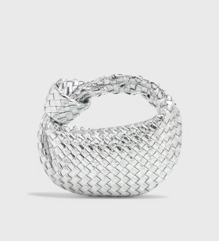 Mini Woven Sage Bolso Satchel Bag